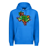 True Royal merry Christmas y'all Texas map Premium Hoodie - BarkalooDesign