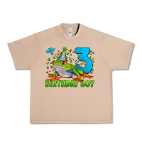 Burro birthday boy frog age 3 Urban Heavy Tee - LillyAllenDesigns