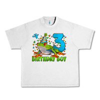 Lunar Rock birthday boy frog age 3 Urban Heavy Tee - LillyAllenDesigns