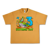 Peanut Butter birthday boy frog age 3 Urban Heavy Tee - LillyAllenDesigns