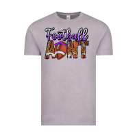 Vintage Zinc Football Aunt Vintage Tee - CowhideDigitalArt