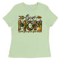Matcha Boy Mom From Son Up To Son Down Ladies Tee - CowhideDigitalArt