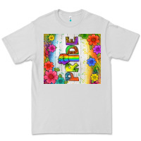 Dove Grey LGBTQ+ Pride With Flower Tumbler Premium Tee - BundleAndBundleShop