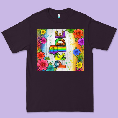 Lgbtq+ Pride With Flower Tumbler Premium Tee Designed By Bundleandbundleshop