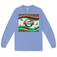 Colony Blue winter blessings leopard Long Sleeve Tee - LillyAllenDesigns