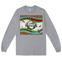 Heather Grey winter blessings leopard Long Sleeve Tee - LillyAllenDesigns