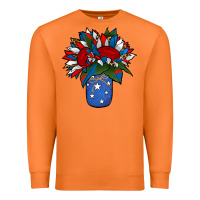 Carrot Patriotic Sunflower in a Jar Premium Sweatshirt - Jasminsmagicworld