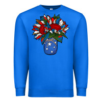 True Royal Patriotic Sunflower in a Jar Premium Sweatshirt - Jasminsmagicworld