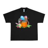 Black Easter Coffee Urban Heavy Tee - CowhideDigitalArt