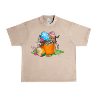 French Oak Easter Coffee Urban Heavy Tee - CowhideDigitalArt