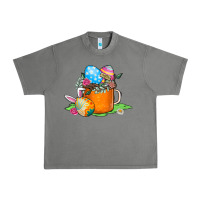 Tornado Easter Coffee Urban Heavy Tee - CowhideDigitalArt