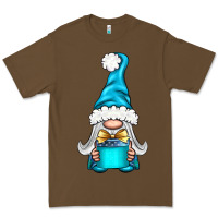 Winter Gnome With Gift Premium Tee | Teevron