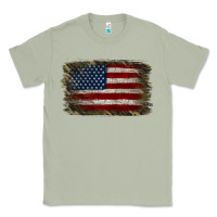 Matcha Camouflage Usa Flag Background Classic Tee - Jasminsmagicworld