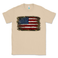 Mushroom Camouflage Usa Flag Background Classic Tee - Jasminsmagicworld