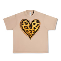 Burro gold glitter leopard heart Urban Heavy Tee - Jasminsmagicworld
