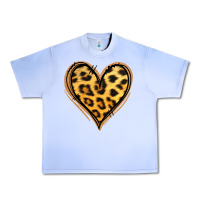 Grape Ice gold glitter leopard heart Urban Heavy Tee - Jasminsmagicworld