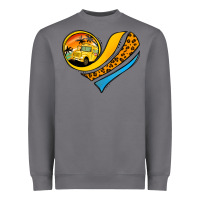 Storm Bus Driver Off Duty Heart Heavyweight Sweatshirt - Jasminsmagicworld