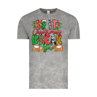 Cloud Rock Is It Christmas Break Yet Vintage Tee - CowhideDigitalArt
