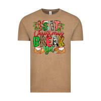 Vintage Coffee Is It Christmas Break Yet Vintage Tee - CowhideDigitalArt