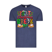 Vintage Denim Is It Christmas Break Yet Vintage Tee - CowhideDigitalArt