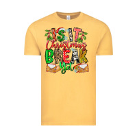 Vintage Mustard Is It Christmas Break Yet Vintage Tee - CowhideDigitalArt