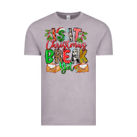 Vintage Zinc Is It Christmas Break Yet Vintage Tee - CowhideDigitalArt