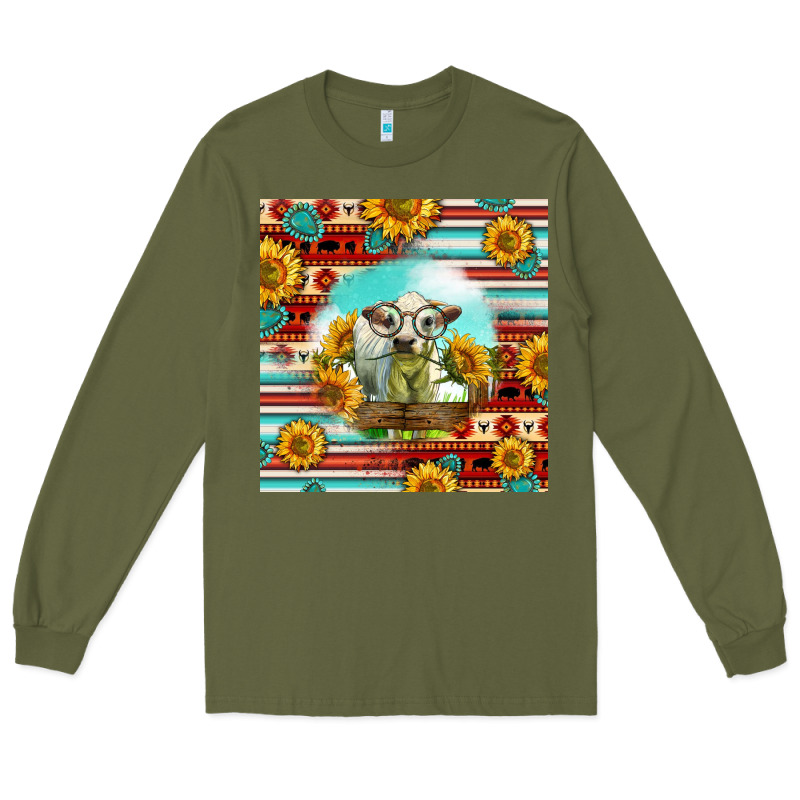 Charolais Calf Gemstone Long Sleeve Tee by LillyAllenDesigns | Teevron
