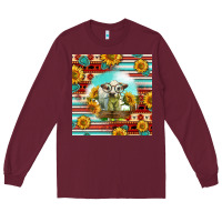 Burgundy Charolais Calf Gemstone Long Sleeve Tee - LillyAllenDesigns
