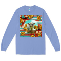Colony Blue Charolais Calf Gemstone Long Sleeve Tee - LillyAllenDesigns
