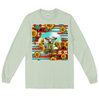 Matcha Charolais Calf Gemstone Long Sleeve Tee - LillyAllenDesigns