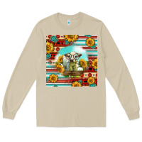 Mushroom Charolais Calf Gemstone Long Sleeve Tee - LillyAllenDesigns