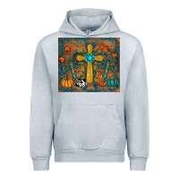 Heather Grey fall cross tumbler Urban Hoodie - RanaPortraitStore