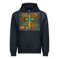 Navy fall cross tumbler Urban Hoodie - RanaPortraitStore