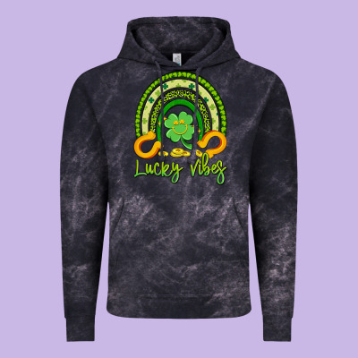 Lucky Vibes Vintage Hoodie Designed By Artiststas
