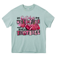 Arona in october we wear pink and watch football Heavy Core Tee - FaDigitalArtStudio