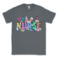 Charcoal Heather Easter Nurse Classic Tee - OliviaCreatesArt