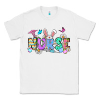 White Easter Nurse Classic Tee - OliviaCreatesArt