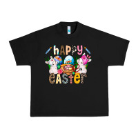Black Happy Easter Urban Heavy Tee - CowhideDigitalArt