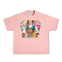 Salmon Happy Easter Urban Heavy Tee - CowhideDigitalArt