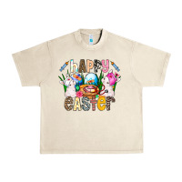 Sandshell Happy Easter Urban Heavy Tee - CowhideDigitalArt