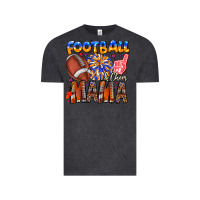 Vintage Black football mama Vintage Tee - CowhideDigitalArt