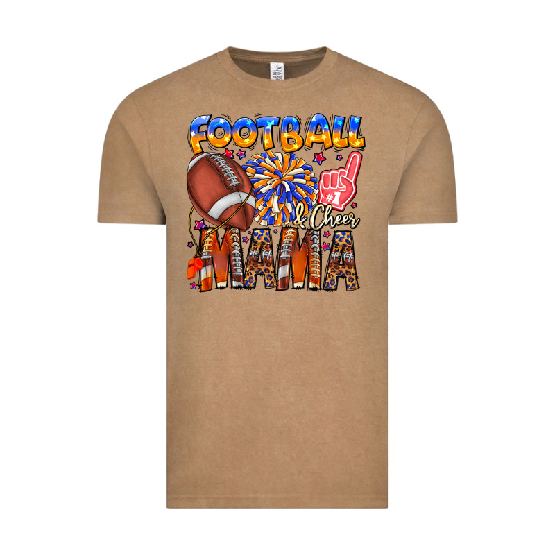 Football Mama Vintage Tee by CowhideDigitalArt | Teevron