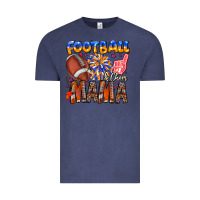 Vintage Denim football mama Vintage Tee - CowhideDigitalArt