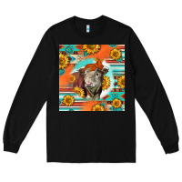 Black Hereford Bull Long Sleeve Tee - LillyAllenDesigns
