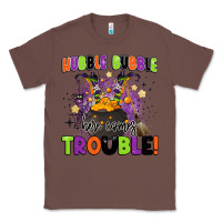 Chestnut kids halloween hubble bubble here comes trouble Classic Tee - BarkalooDesign