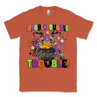 Copper kids halloween hubble bubble here comes trouble Classic Tee - BarkalooDesign