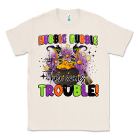 Natural kids halloween hubble bubble here comes trouble Classic Tee - BarkalooDesign