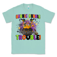 Seafoam kids halloween hubble bubble here comes trouble Classic Tee - BarkalooDesign