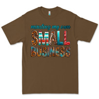 Cacao Minding My Own Small Business Premium Tee - BundleAndBundleShop