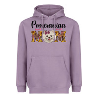 Lavender western mom pomeranian Heavyweight Hoodie - RanaPortraitStore